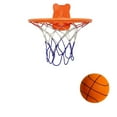 thumbnail image 2 of 8Inch Flocked Quiet Basketball for Indoor Training, No-Mess PU Material for Apartment Use, kidds Youth Sports Gift, 2 of 4
