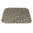 thumbnail image 2 of SPOORYYO 1 Pack Sink Mat for Stainless Steel and Porcelain Sinks, PVC Dish Drying Mat Kitchen Sink Protector with Pebble Design, Fits Bottom of Sink, Gray, 15.8 x 12 Inch, 2 of 7