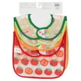 thumbnail image 4 of Luvable Friends Baby Boy Waterproof PEVA Bibs 4pk, Blue, One Size, 4 of 6