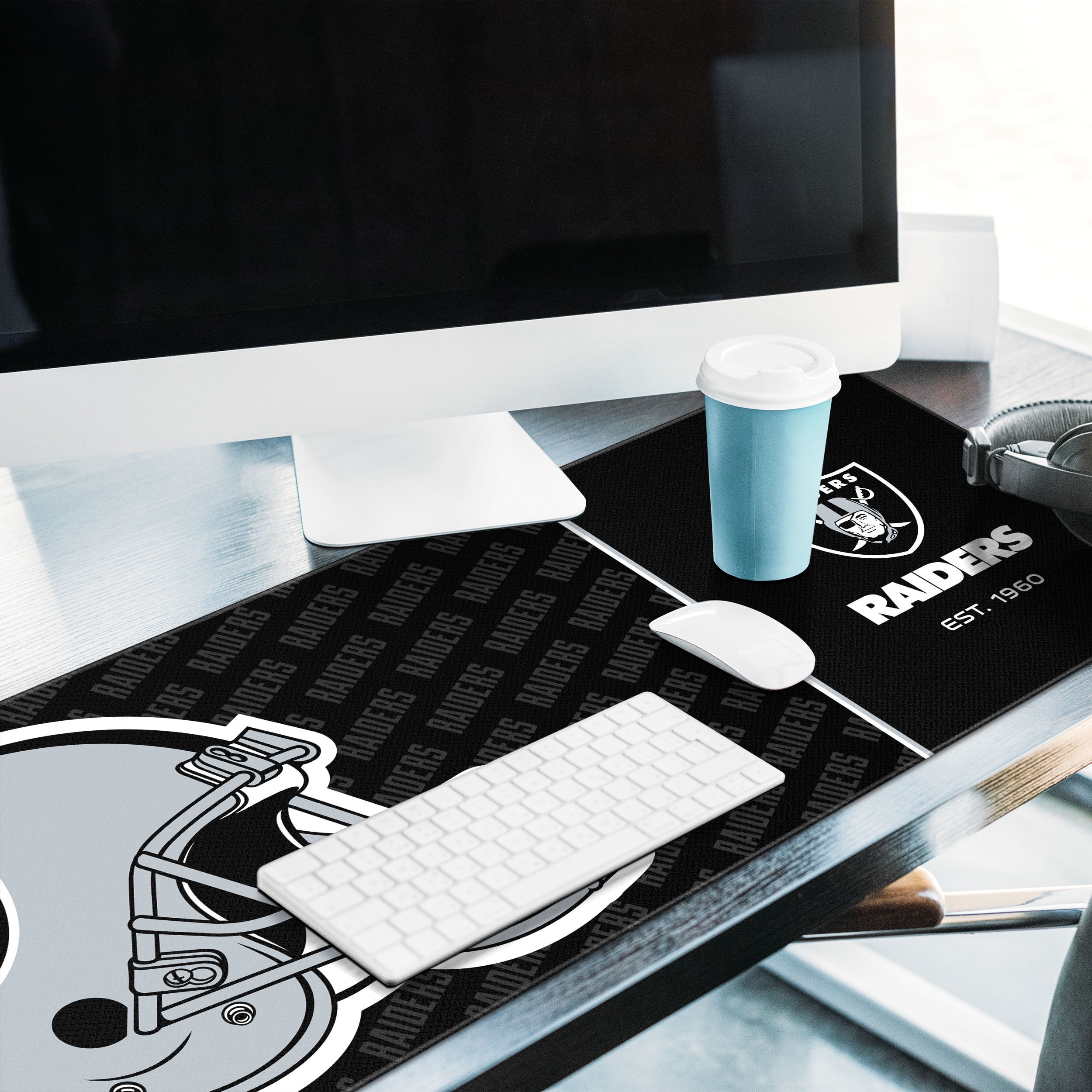 YouTheFan NFL Las Vegas Raiders Logo Series Desk Pad