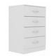 thumbnail image 1 of Mueble Comoda De 4 Cajones Blanca Modelo 2007 MADIK MADIK MODERNO, 1 of 3