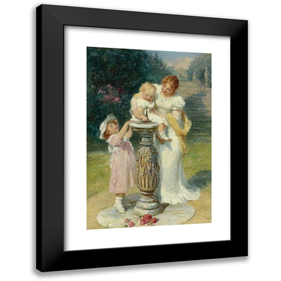 Frederick Morgan 11x14 Black Modern Framed Museum Art Print Titled - Sunny Hours