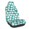 thumbnail image 1 of Wukai Green Baseball Full Set Car Seat Covers with Soft Padding Universal Auto Front Seats Protector and Cushion Mat, 1 of 5