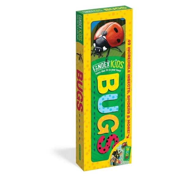 Fandex Kids: Fandex Kids: Bugs : Facts That Fit in Your Hand: 49 Incredible Insects, Spiders & More! (Cards)
