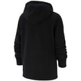 thumbnail image 5 of Nike Boy's NSW Club Full Zip Hoodie, Kid's , Black/Black/White, XL, 5 of 5