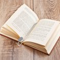 thumbnail image 2 of Shisuyan 2pcs Metal Bookmarks Book Clip Swan Neck Book Page Marker Students Gift, 2 of 8