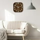 thumbnail image 5 of Reloj de pared luminoso creativo de con decoración de , relojes nocturnos que no hacen tictac, funcionan con pis, briln en MarrónNúmero clásico perfecl reloj de pared silencioso, 5 of 8