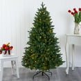 thumbnail image 2 of Nearly Natural 5ft. New Hampshire Fir Artificial Christmas Tree with 150 LED Lights, 2 of 8