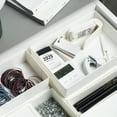thumbnail image 2 of Yeacher Storage Drawer Organizer Business Card Drawer Storage Box With Lid Classification Storage Box for, 2 of 8