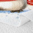 thumbnail image 5 of Manfei Farmhouse Christmas Animals Twin Quilt Set,Xmas Holiday Season Twin Coverlet Set,2pcs,1 Bedspread and 1 Pillowcase, 5 of 7