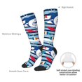 thumbnail image 4 of KLL Fish And Shark Print Cool Socks Men's Women's Crew Socks Funny Crazy Novelty Stockings, 4 of 6