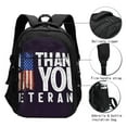 thumbnail image 3 of Xecao Veterans Day2 for Travel Laptop Backpack, USB-Charging-Enabled, Spacious Business Backpack for Men and Women,College School Computer Bag, 3 of 7