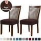 thumbnail image 2 of Funda de asiento de silla de comedor de licra elástica, fundas de asiento de silla, fundas de cojín para sillas de comedor, sillas de cocina, fundas de asiento de silla extraíbles y lavables, juego, 2 of 8