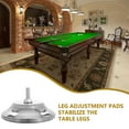 thumbnail image 3 of Hemoton  Billiard Pool Table Leg Levelers Felt Replacement Kit Black, 3 of 8