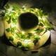 thumbnail image 5 of Cadena de luces LED con hojas verdes artificiales, funciona con pilas, para decoración del hogar y bodas, 5 of 12