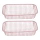 thumbnail image 1 of unbranded 2Ud Cestas De Para Oficina En Hierro Rosa Con Abierto Para Fácil Acceso, 1 of 8