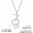 thumbnail image 6 of Inspirational Gymnast Pendant Necklace Ballet Ballerina Sports Dance Solo USA Gymnastics Choker Team Jewelry Woman Coach Daughter, 6 of 13