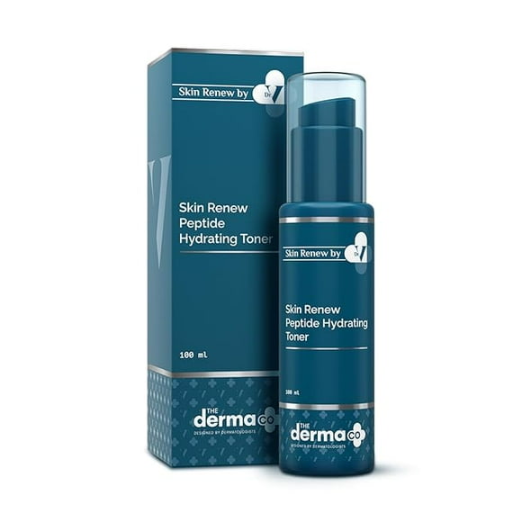 The Derma Co . X Dr.V Skin Renew Peptide Hydrating Toner With Peptide & Hyaluronic Acid-100 Ml