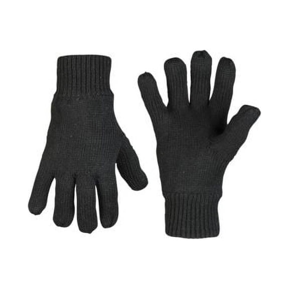 MIL-TEC Acrylic Thinsulate Gloves, Black, One Size,