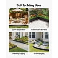 thumbnail image 6 of VEVOR Galvanized Steel Landscape Edging, 40 ft x 6 in Metal Edging for Landscaping with Gloves, Easy-to-Install Bendable Metal Strips, Heavy Duty Metal Garden Edge Border for Flower Bed, Yard Pathway, 6 of 9