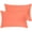 Coral, variant on Royale Linens Pillow Shams 2 Pack Euro Size 26x26 Inch - Brushed 1800 Microfiber - Bed Shams, Wrinkle & Fade Resistant Super Soft and Cozy - Envelope Closure - Oxford Pillowcase (Euro,Ivory)