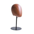 thumbnail image 3 of Mannequin Head Model Hat Display, Head Headphones Rack Manikin Head Model with Base for Halloween Hat Headphones Headset brown, 3 of 10