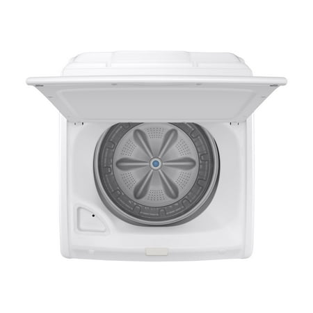 Samsung - 4.1 cu. ft. High-Efficiency Top Load Washer with Soft-Close Lid and 8 Washing Cycles - White
