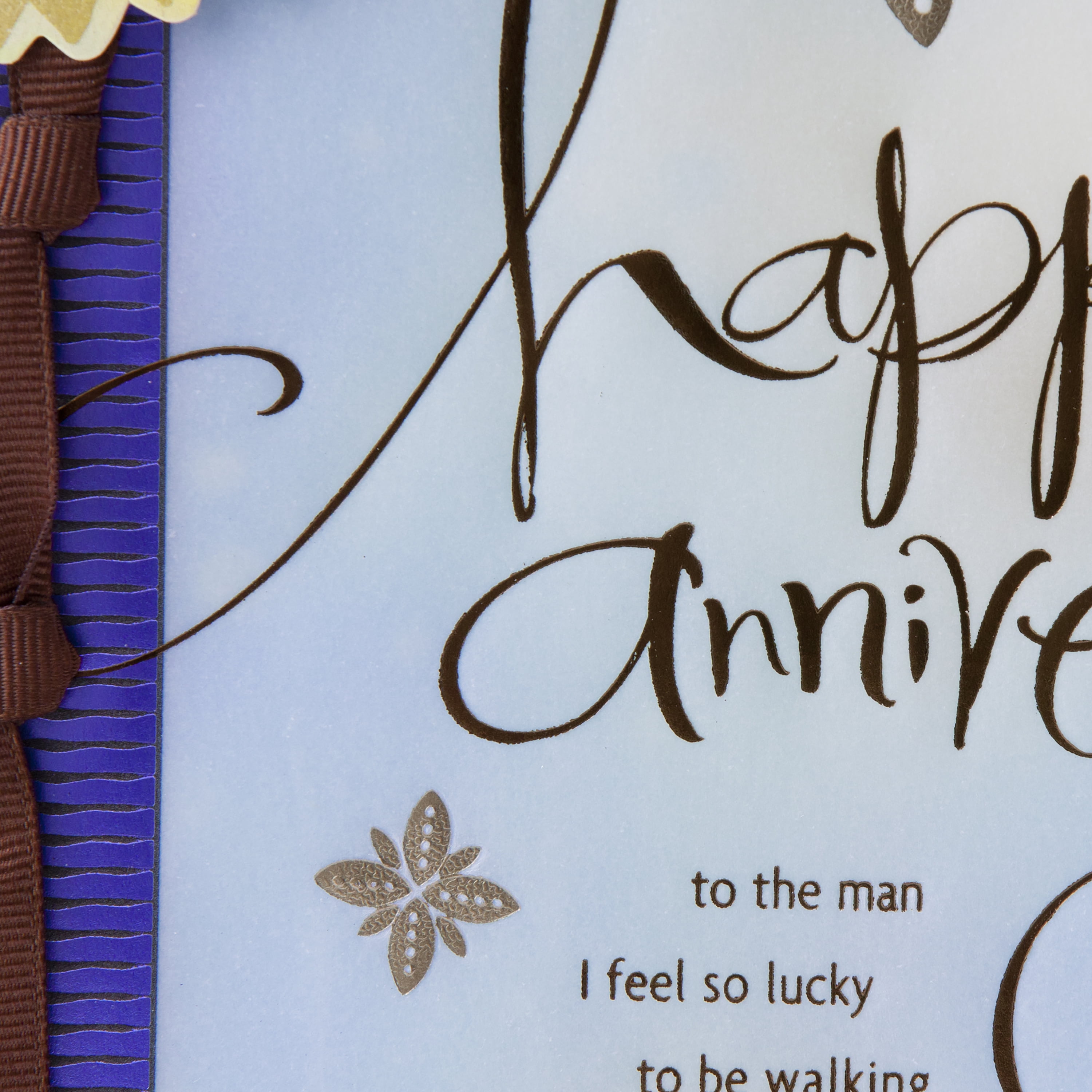 Hallmark Anniversary Greeting Card to Husband (Man I Love)