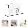 thumbnail image 1 of VERDANVERSE Graduation Centerpieces For Tables 1Pack White Rectangular Wood Photo Frame With Diy Design College Graduates, 1 of 8