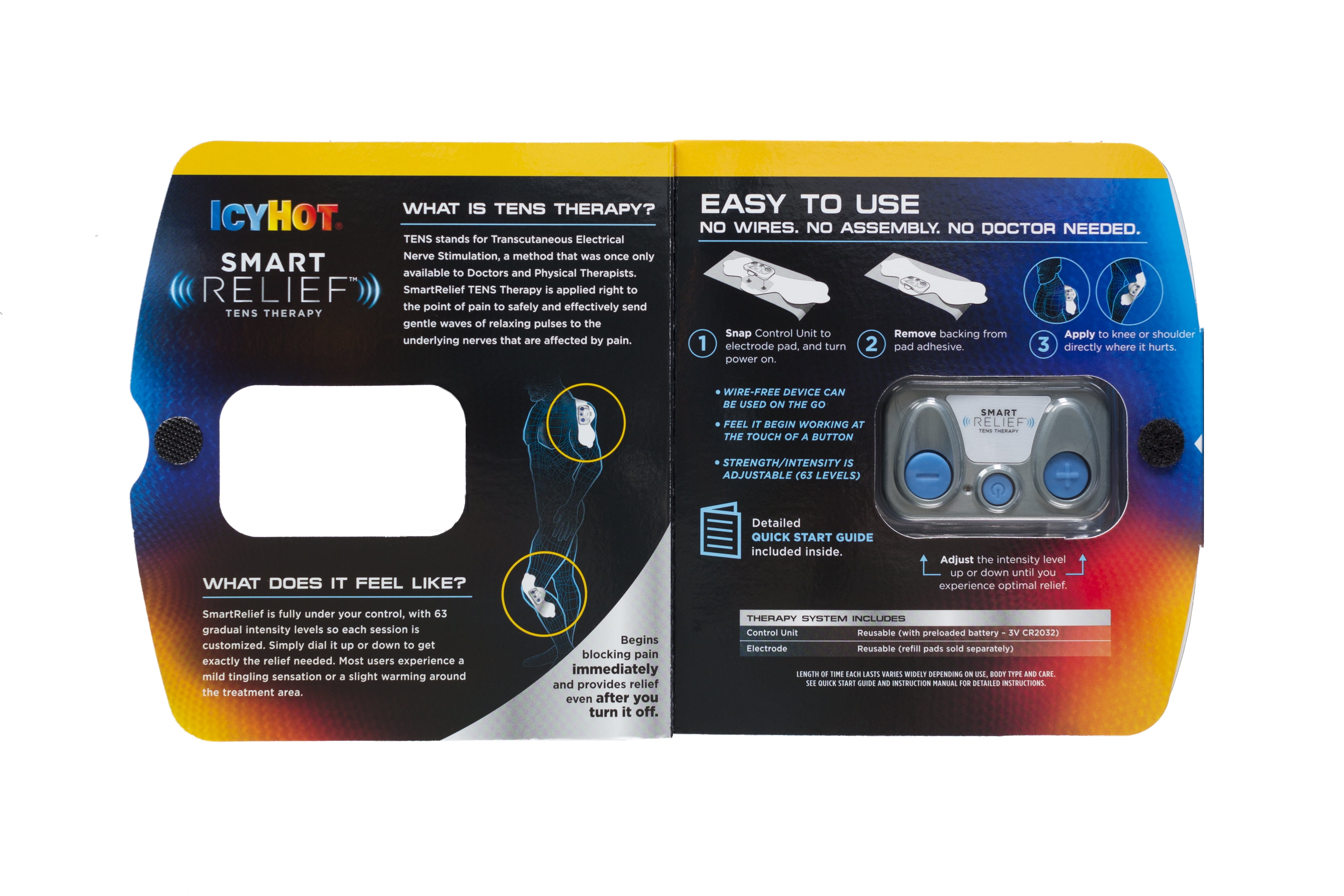 Icy Hot Smart Relief Knee and Shoulder TENS Therapy