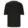 thumbnail image 5 of Zunfeo Summer Blouse for Women Puff Sleeve Ladies Tops Elegant Dressy Tops for Going Out Black S, 5 of 8