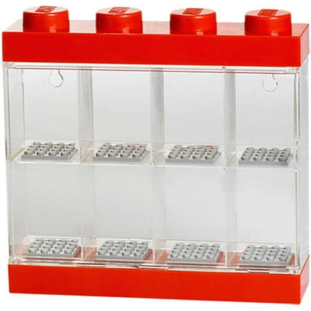 Lewis Case - LEGO Minifigure Display Case 8, Bright Red