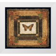 thumbnail image 3 of Pamela Gladding 22x20 White Modern Wood Framed Wall Art Titled - Butterfly II, 3 of 5
