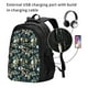 thumbnail image 2 of Disketp Watercolor Floral Mochila de Viaje Estampada para Laptop con Puerto de Carga USB, Mochila Impermeable para Computadora – Regalo para Hombres y Mujeres, 2 of 7