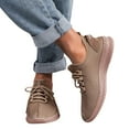 thumbnail image 5 of Mens Shoes,Fashion Sneakers Lightweight Breathable Mesh Walking Shoes Versatile Daily Wear Comfort Fit Design,Shoes for Men,Khaki,8.5, 5 of 9
