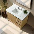thumbnail image 5 of Vanity Art 42" Single Freestanding Bathroom Vanity with Sink and Engineered Marble Top, 5 of 11