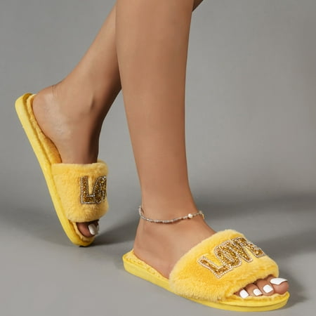 

Gubotare Isotoner Slippers Women Women s Chevron Microterry Ballerina Slipper with Moisture Wicking Lining Ribbon Bow and Suede Sole for Comfort Yellow 8