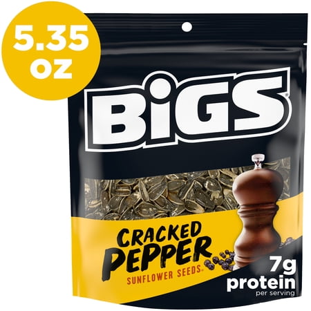 Bigs Keto Friendly Cracked Pepper Sunflower Seeds, 5.35 oz