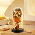 thumbnail image 5 of Valentine's Day Gift for Him/Her Rose Bouquet with LED Lights, Eternal Flowers in Glass Dome, Romantic Gift for Valentine's Day, Mother's Day, Anniversaries, Christmas, and Birthdays, 5 of 6