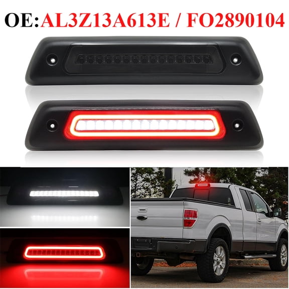 For 2009-2014 Ford F150 Black Smoked LED 3rd Tail Brake Light 3rd Rear Stop Lamp