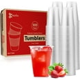 thumbnail image 4 of Munfix 500 Pack 7 Oz Clear Plastic Cups, Disposable Drinking Party Transparent Cups Bulk for Birthday Parties, Picnics, Ceremonies, and All Events, 4 of 4