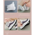 thumbnail image 7 of Women Men New Silicone Heel Cushion 2.0-4.0cm Invisible Invisible Height Socks Inner Height Insoles Hidden Insole Lifting Increase Socks WHITE 2.0CM, 7 of 7
