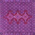thumbnail image 1 of Ahgly Company Indoor Square Persian Purple Traditional Area Rugs, 6' Square, 1 of 4