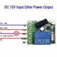 thumbnail image 3 of Injueey DC 12V 1CH Módulo inalámbrico Universal RF Interruptor de control remoto Receptor Controlador Placa PCB Electrónica miscelánea, 3 of 6