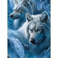 thumbnail image 4 of Men's 3D Digital Printed Short Sleeve T-Shirt - Fully Sealed Design, Regular Crew Neck, Comfortable Casual Clothing, Printed Shirt Wolf Head Pattern Shirt Men's 3D Wolf T-Shirt Men's, 4 of 6