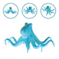 thumbnail image 6 of FRCOLOR Blue Glowing Octopus Aquarium Decor Made of Silicone for Fish Tank Landscape Accessory 7.8 inches, 6 of 7