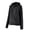 Black, variant on Women's Mizuno Infinity Packable Rain Jacket