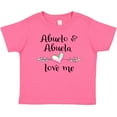 thumbnail image 3 of Inktastic Abuelo and Abuela Love Me Heart Grandchild Boys or Girls Baby T-Shirt, 3 of 5