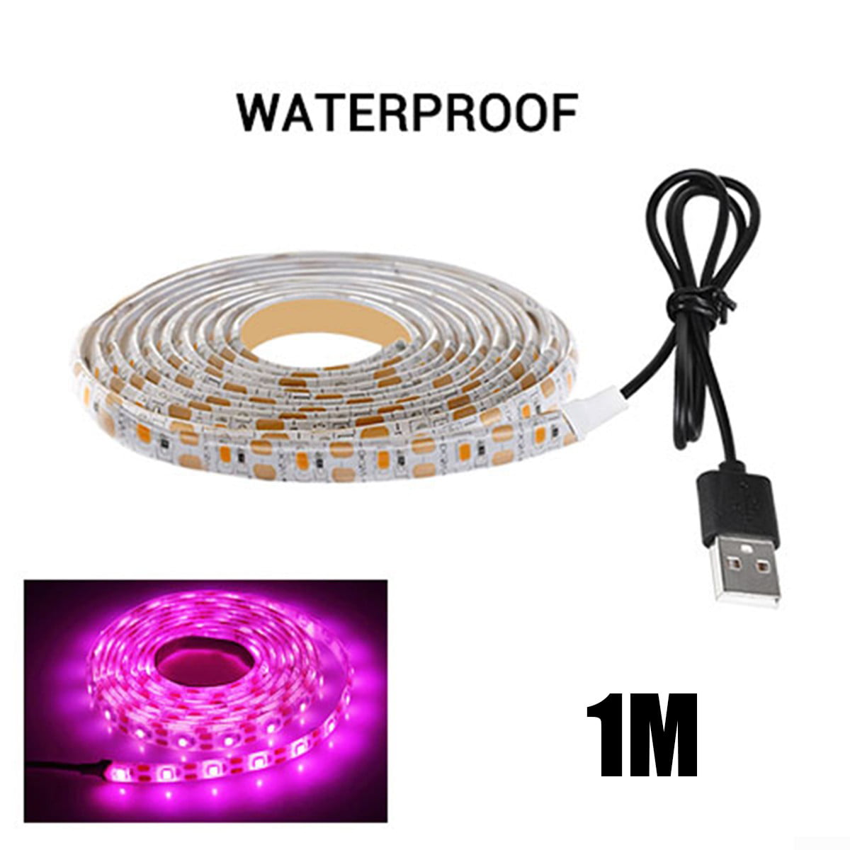 Details about   USB LED Grow Light Strip Full Spectrum 2835 Strip for Indoor Plant Growing Lamp 