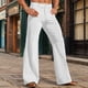 thumbnail image 2 of Pantalones acampanados de pana para hombre: color liso informal, diseño con múltiples bolsillos, cintura elástica para uso profesional o vacacional., 2 of 5